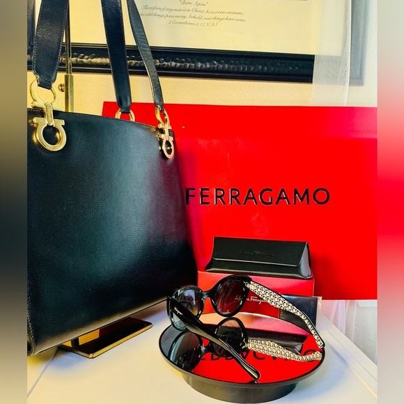 SALVATORE FERRAGAMO SUNGLASSES NEW - Picture 3 of 13